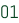 Symbol med tallet 01